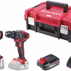 Worcraft XCUBE030 ShareSYS sada aku vŕtačka a rázový uťahovák 20V, 2x2,0Ah aku 114882