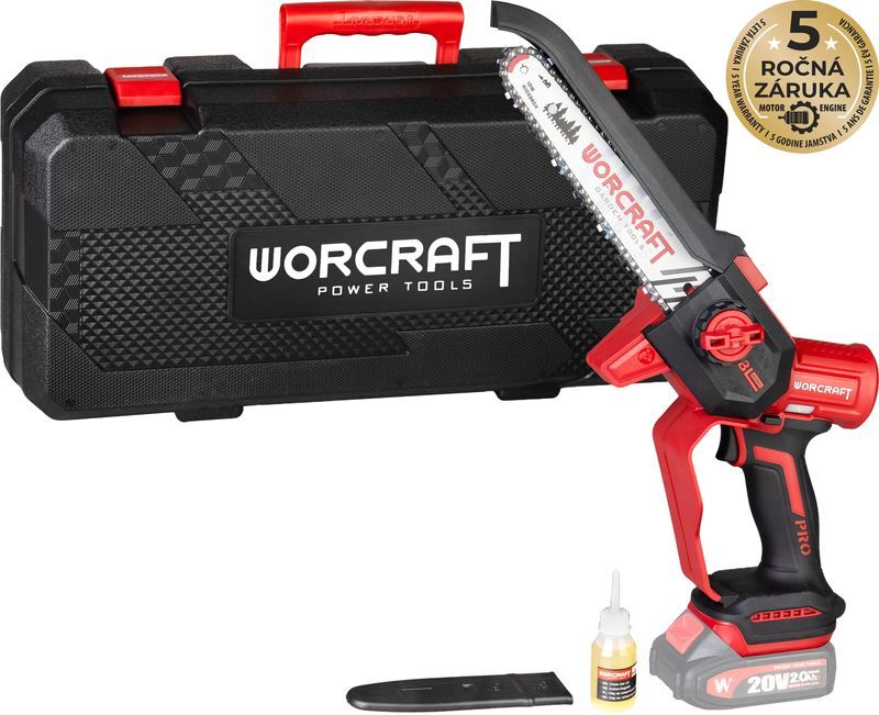 Worcraft CHS-S20LiBD ShareSYS aku reťazová pílka 200mm, 20V bez aku 114987