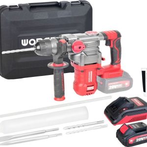 Worcraft CRH-S20LiBDM ShareSYS aku vŕtacie kladivo SDS+ 4,5J, bezuhlíkové, 1x4,0Ah aku 1131021