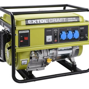 Extol Craft elektrocentrála rámová benzínová, 1F, 5,5kW/230V, 421010