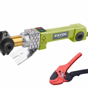 Extol Craft polyfúzna zváračka plastových rúr + nožnice 419313
